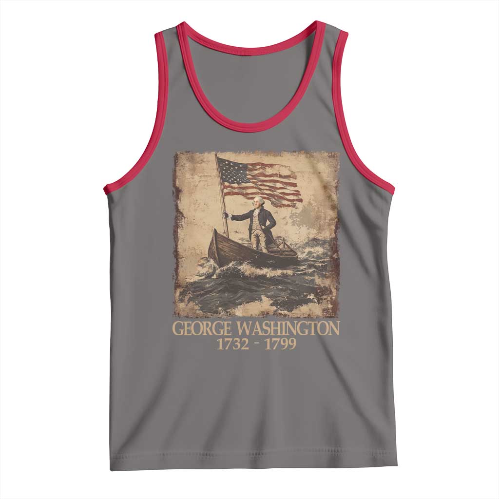 Vintage George Washington Tank Top 4th Of July Patriotic Gift - Wonder Print Shop