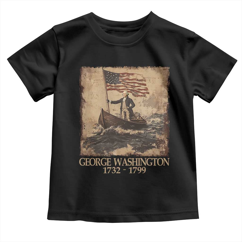 Vintage George Washington Toddler T Shirt 4th Of July Patriotic Gift - Wonder Print Shop