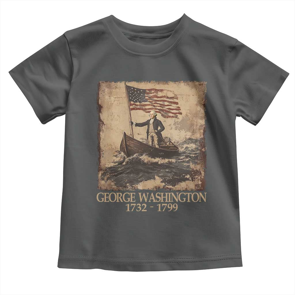 Vintage George Washington Toddler T Shirt 4th Of July Patriotic Gift - Wonder Print Shop