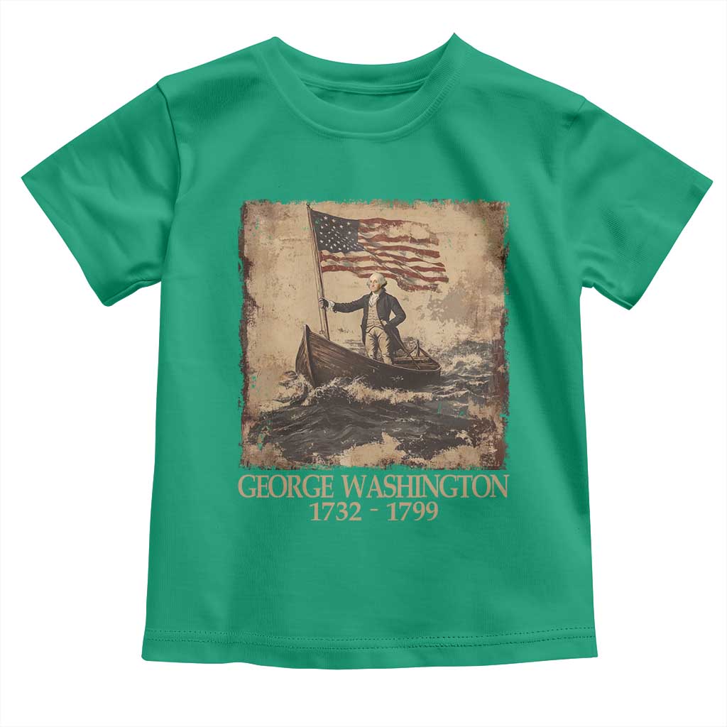 Vintage George Washington Toddler T Shirt 4th Of July Patriotic Gift - Wonder Print Shop