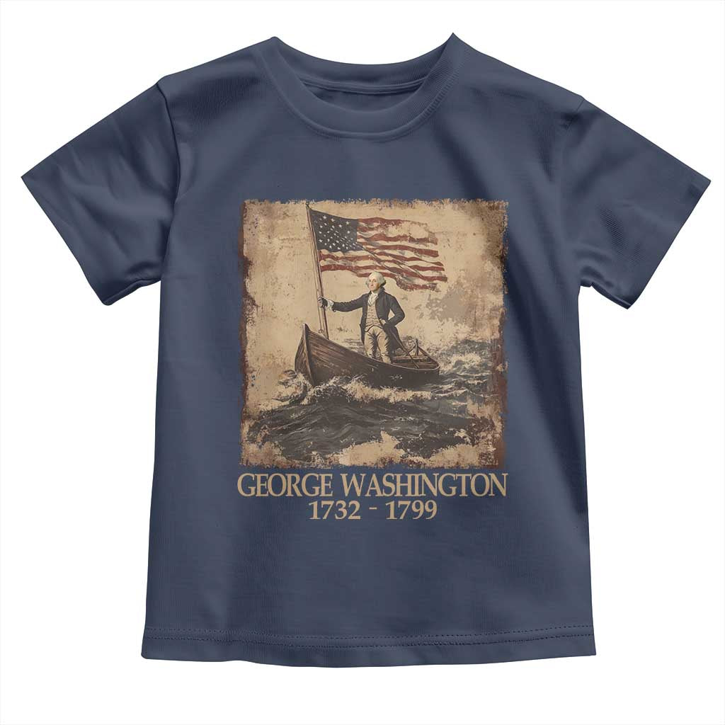 Vintage George Washington Toddler T Shirt 4th Of July Patriotic Gift - Wonder Print Shop