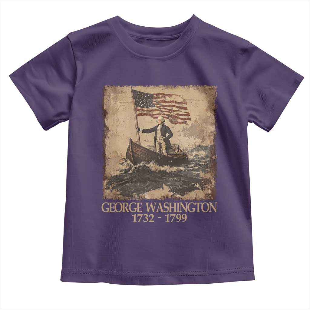 Vintage George Washington Toddler T Shirt 4th Of July Patriotic Gift - Wonder Print Shop