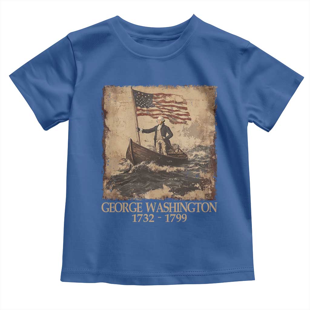 Vintage George Washington Toddler T Shirt 4th Of July Patriotic Gift - Wonder Print Shop