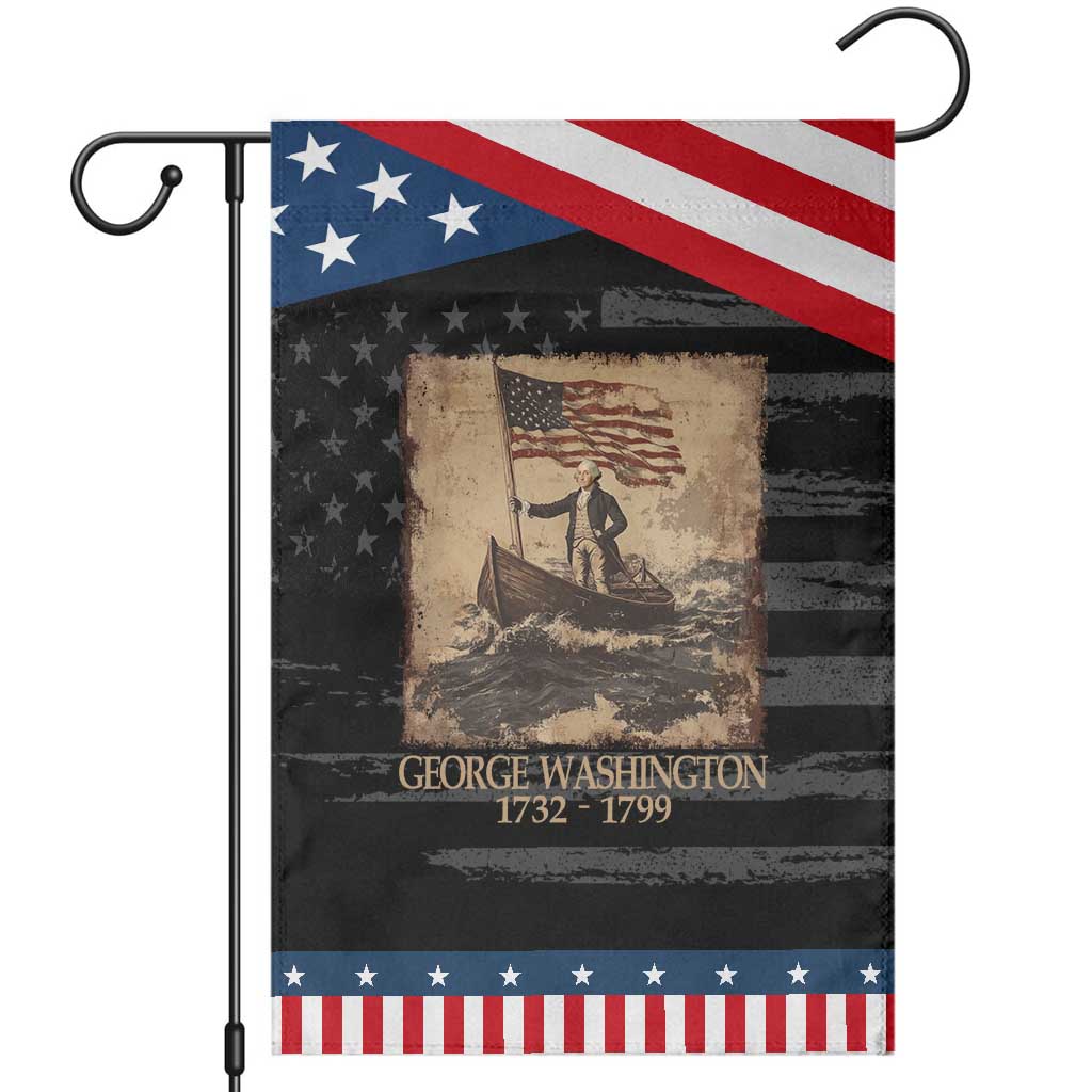 Vintage George Washington Garden Flag 4th Of July Patriotic Gift