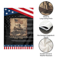 Vintage George Washington Garden Flag 4th Of July Patriotic Gift