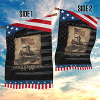Vintage George Washington Garden Flag 4th Of July Patriotic Gift