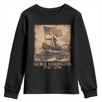 Vintage George Washington Youth Sweatshirt 4th Of July Patriotic Gift - Wonder Print Shop