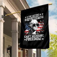 Funny 4th of July The Metric System Can't Measure Freedom Garden Flag George Washington American Flag - Wonder Print Shop