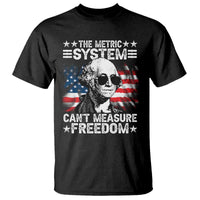 Funny 4th of July The Metric System Can't Measure Freedom T Shirt George Washington American Flag - Wonder Print Shop