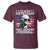 Funny 4th of July The Metric System Can't Measure Freedom T Shirt George Washington American Flag - Wonder Print Shop