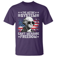 Funny 4th of July The Metric System Can't Measure Freedom T Shirt George Washington American Flag - Wonder Print Shop