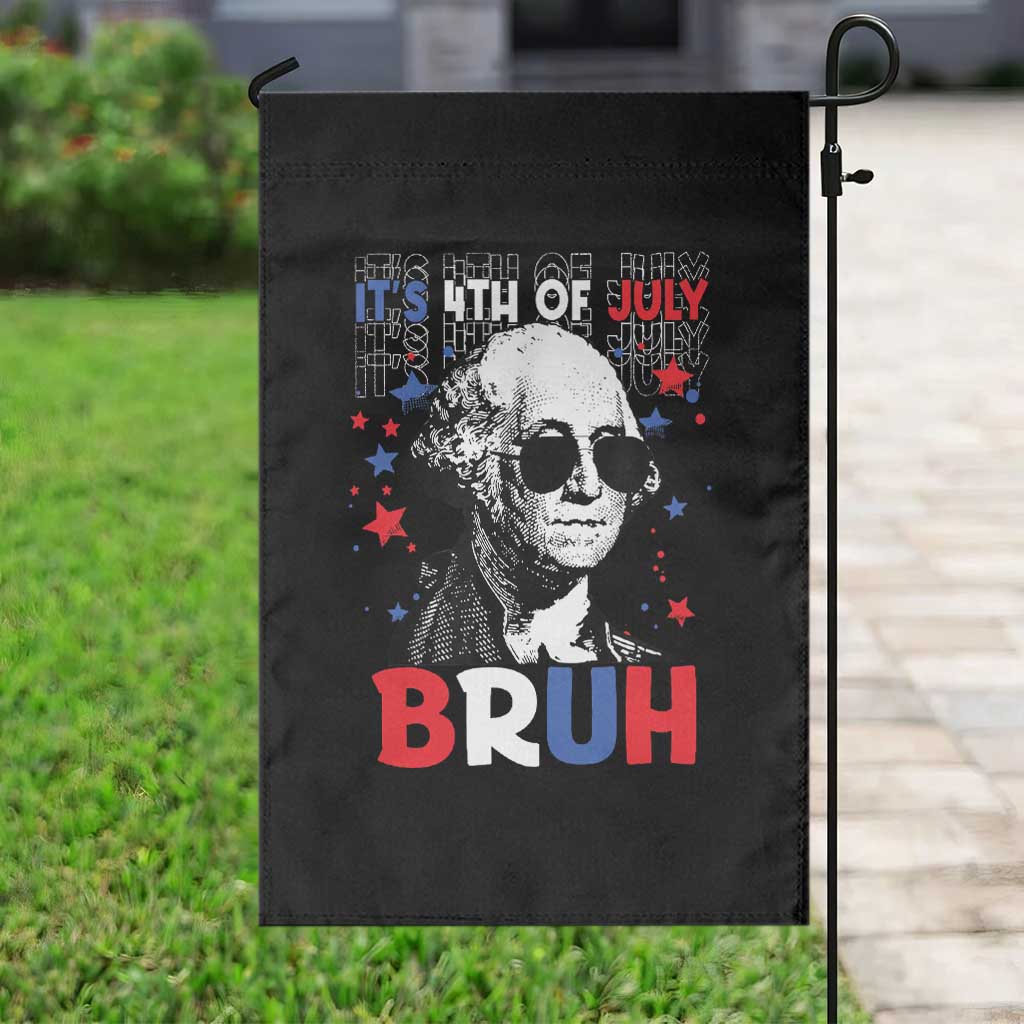 4th of July George Washington Bruh Garden Flag - Wonder Print Shop