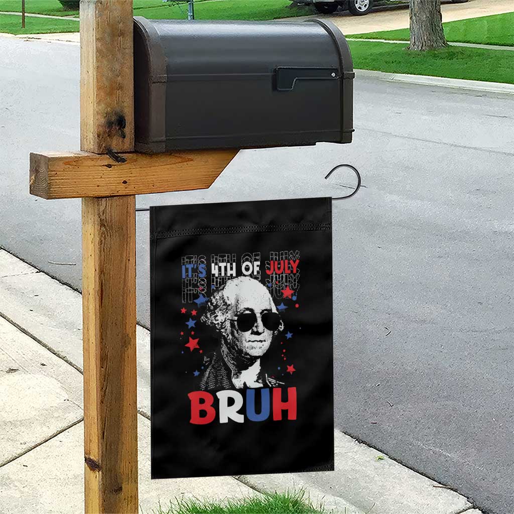 4th of July George Washington Bruh Garden Flag - Wonder Print Shop