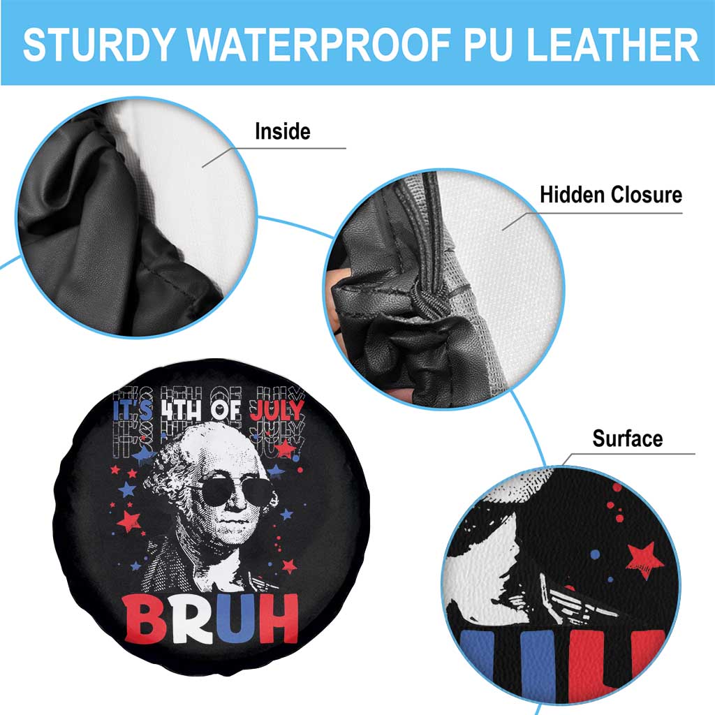 4th of July George Washington Bruh Spare Tire Cover - Wonder Print Shop