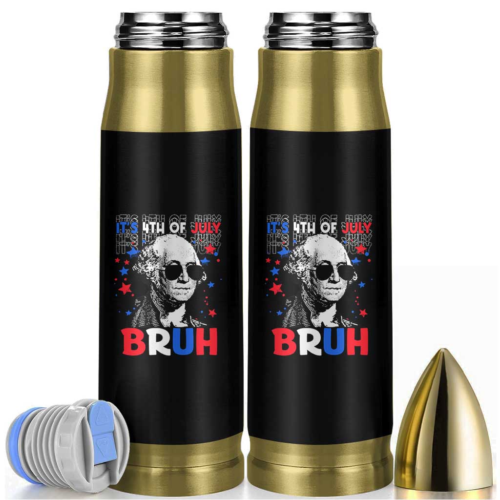 4th of July George Washington Bruh Bullet Tumbler - Wonder Print Shop