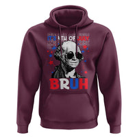 4th of July George Washington Bruh Hoodie - Wonder Print Shop