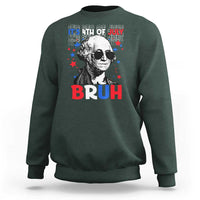 4th of July George Washington Bruh Sweatshirt - Wonder Print Shop