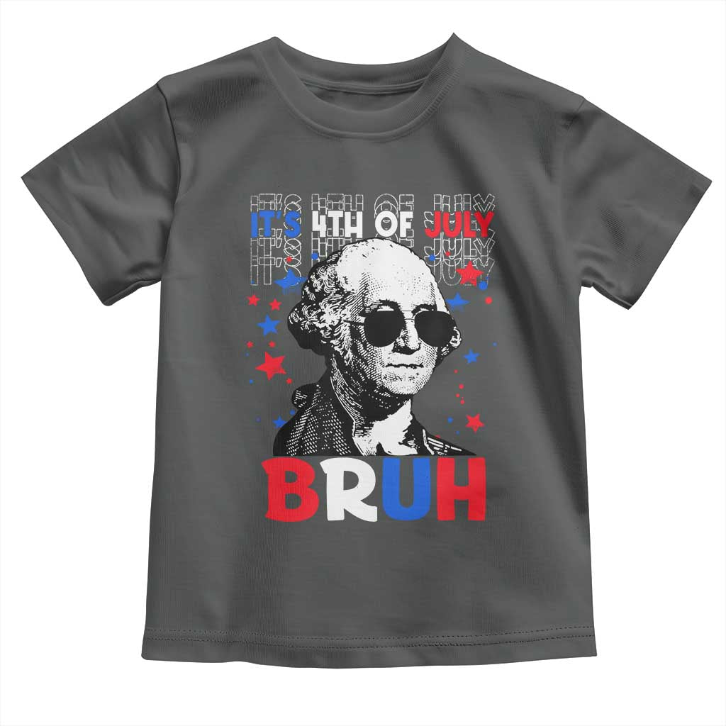 4th of July George Washington Bruh Toddler T Shirt - Wonder Print Shop
