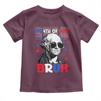 4th of July George Washington Bruh Toddler T Shirt - Wonder Print Shop