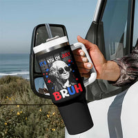 4th of July George Washington Bruh Tumbler With Handle - Wonder Print Shop