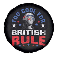 George Washington 4th of July Spare Tire Cover Too Cool For British Rule Red White and Blue - Wonder Print Shop