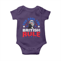 George Washington 4th of July Baby Onesie Too Cool For British Rule Red White and Blue - Wonder Print Shop