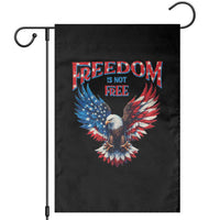 American Flag Bald Eagle Garden Flag Patriotic Eagle 4th of July Freedom Is Not Free - Wonder Print Shop