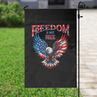 American Flag Bald Eagle Garden Flag Patriotic Eagle 4th of July Freedom Is Not Free - Wonder Print Shop