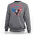 American Flag Bald Eagle Sweatshirt Patriotic Eagle 4th of July Freedom Is Not Free - Wonder Print Shop