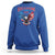 American Flag Bald Eagle Sweatshirt Patriotic Eagle 4th of July Freedom Is Not Free - Wonder Print Shop