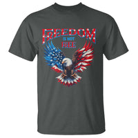 American Flag Bald Eagle T Shirt Patriotic Eagle 4th of July Freedom Is Not Free - Wonder Print Shop