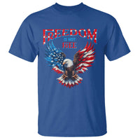 American Flag Bald Eagle T Shirt Patriotic Eagle 4th of July Freedom Is Not Free - Wonder Print Shop