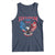 American Flag Bald Eagle Tank Top Patriotic Eagle 4th of July Freedom Is Not Free - Wonder Print Shop