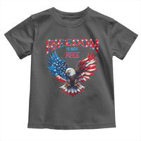 American Flag Bald Eagle Toddler T Shirt Patriotic Eagle 4th of July Freedom Is Not Free - Wonder Print Shop
