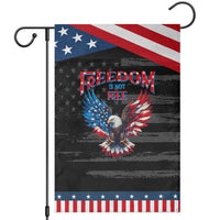 American Flag Bald Eagle Garden Flag Patriotic Eagle 4th of July Freedom Is Not Free