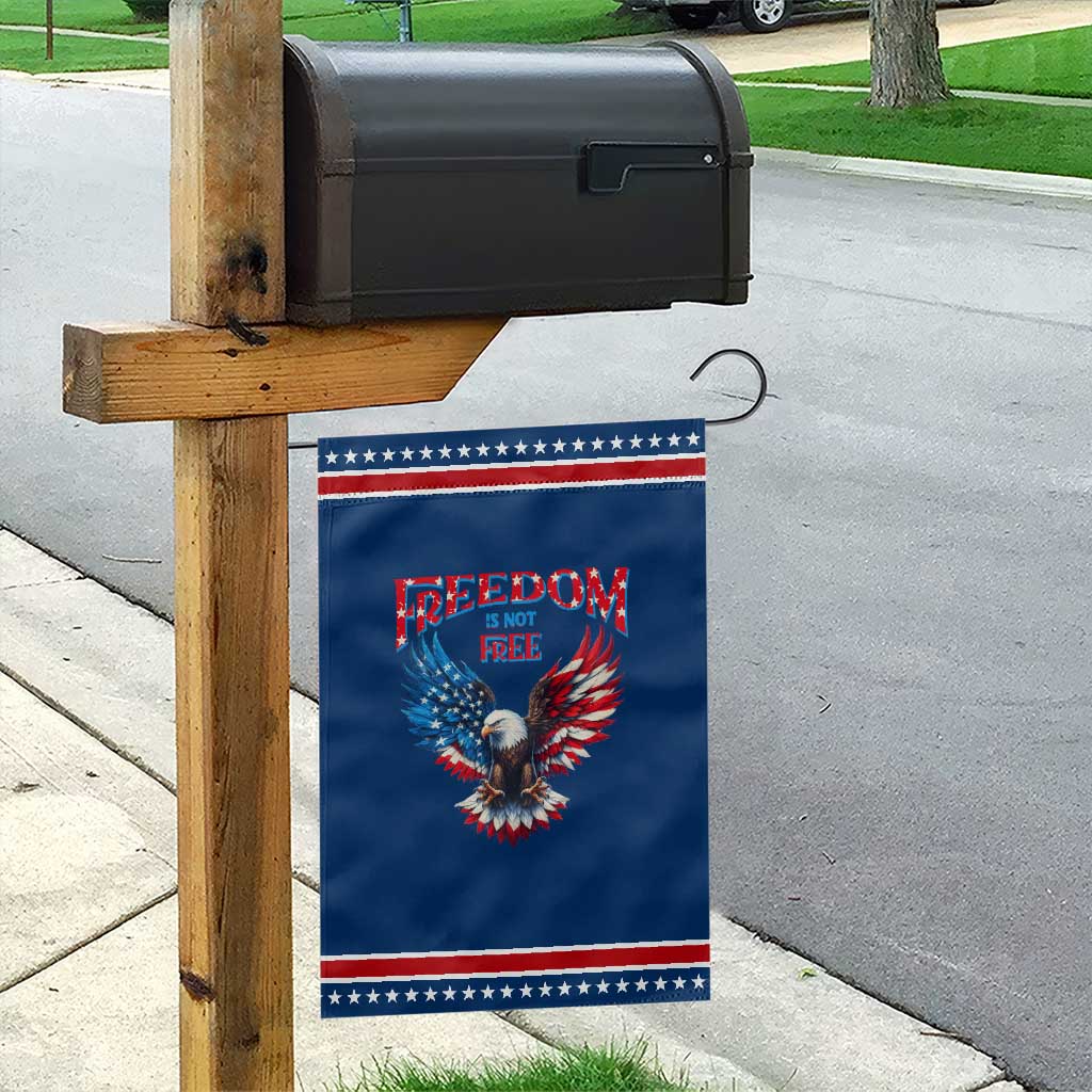 American Flag Bald Eagle Garden Flag Patriotic Eagle 4th of July Freedom Is Not Free