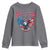 American Flag Bald Eagle Youth Sweatshirt Patriotic Eagle 4th of July Freedom Is Not Free - Wonder Print Shop