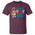 Funny Raccoon 4th of July T Shirt Red White and Feral Patriotic - Wonder Print Shop