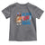 Funny Raccoon 4th of July Toddler T Shirt Red White and Feral Patriotic - Wonder Print Shop