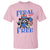 Patriotic Raccoon 4th of July T Shirt Feral But Free USA Flag - Wonder Print Shop