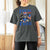 Patriotic Raccoon 4th of July T Shirt For Women Feral But Free USA Flag - Wonder Print Shop