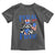 Patriotic Raccoon 4th of July Toddler T Shirt Feral But Free USA Flag - Wonder Print Shop
