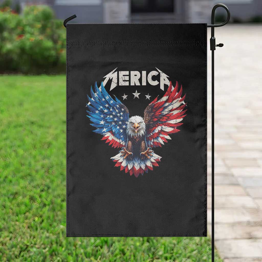 Bald Eagle Merica Garden Flag USA American Flag Patriotic 4th of July - Wonder Print Shop