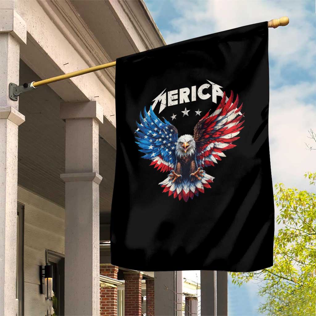 Bald Eagle Merica Garden Flag USA American Flag Patriotic 4th of July - Wonder Print Shop