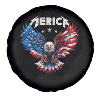 Bald Eagle Merica Spare Tire Cover USA American Flag Patriotic 4th of July - Wonder Print Shop