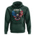 Bald Eagle Merica Hoodie USA American Flag Patriotic 4th of July - Wonder Print Shop