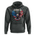 Bald Eagle Merica Hoodie USA American Flag Patriotic 4th of July - Wonder Print Shop