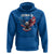 Bald Eagle Merica Hoodie USA American Flag Patriotic 4th of July - Wonder Print Shop