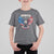 Bald Eagle Merica T Shirt For Kid USA American Flag Patriotic 4th of July - Wonder Print Shop