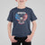 Bald Eagle Merica T Shirt For Kid USA American Flag Patriotic 4th of July - Wonder Print Shop